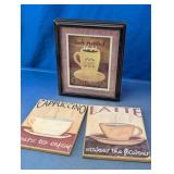 Coffee-Themed Wall Decor Set