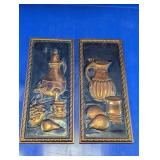 Copper Craft 3D Gilded Wall Plaques