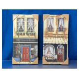 Hand Painted French Storefront Canvas Wall Art