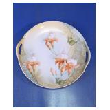 Regina Ware Fuchsia Flowers Cake Plate