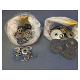 Assorted Stainless Steel Washers & Nuts Lot