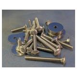 Assorted Carriage Bolts and Fender Washers Lot