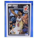 ROOKIE CARD 1989 FLEER RONY SEIKALY