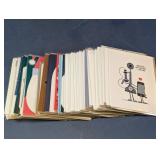 Assorted Illustrated Greeting Card Set