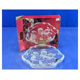 Mikasa Crystal Christmas Carolers Plate