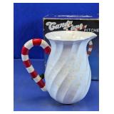 Vintage 1982 Ron Gordon Candy Cane Pitcher