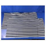 Navy & White Striped Pillowcase Pair