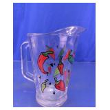 Chili Pepper Glass Pitcher