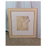 Framed Auguste Rodin Nude Study Art Print