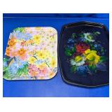 Floral Rectangular Trays