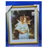 Framed Bouguereau Art Print - Gold Frame