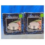 Wm. Rogers & Son Silverplated Coaster Sets