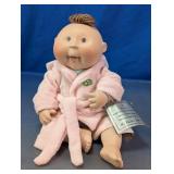 Cabbage Patch Kids Porcelain Pink Robe Baby Doll
