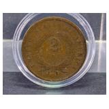 1867 US Two Cent Piece