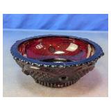 Avon Ruby Red Glass Bowl