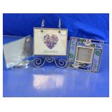 Assorted Decorative Tabletop Picture Frames Trio