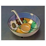 Noritake Hand-Painted Bowl & Ladle Set