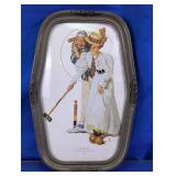 Norman Rockwell "Croquet" Framed Print
