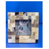 Fairy Tale Print In Horn-Tiled Frame