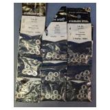 Stainless Steel 1/4" Hex Nuts & Washers Lot