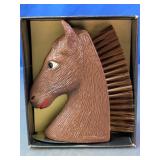 Horse Head Lint Brush with Box