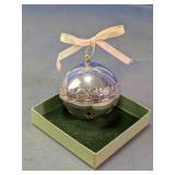 2010 Christmas Holiday Silver Plate Ornament