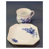Royal Copenhagen Blue Flower Cup & Saucer Set