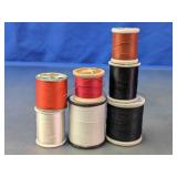 Assorted Vtg Wooden Thread Spools Lot