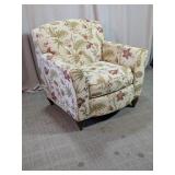 La-Z-Boy Floral Armchair w/ Wood Legs