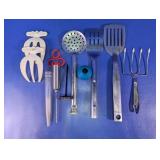 Assorted Stainless Steel & Plastic Kitchen
