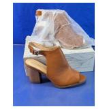 Chase + Chloe Willy-5 Peep Toe Slingback Heels