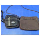 Nylon Crossbody Bag & Utility Pouch Set