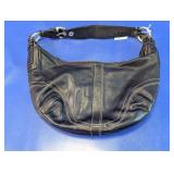 Coach Black Leather Ergo Hobo Shoulder Bag