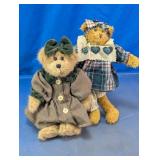 Plaid Dressed Teddy Bear Pair