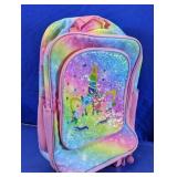 Unicorn Sequin Rolling Backpack