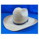 Western Woven Straw Cowboy Hat
