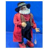 Standing Cowboy Santa Claus Figure Decor