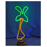 Neon Palm Tree Sign