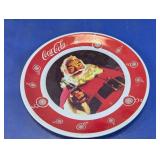 Gibson Coca-Cola Santa Christmas Decorative Plate