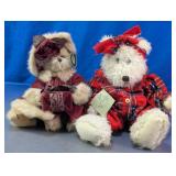 Bearington and Boyds Teddy Bear Pair