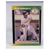 1989 DONRUSS HOF RICKEY HENDERSON CARD