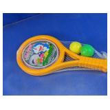 Doraemon Kids Plastic Tennis Racket Set w/ Balls