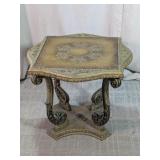Vintage French Florentine Style Gilt Side Table