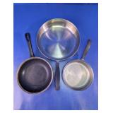 Assorted Metal & Nonstick Frying Pans