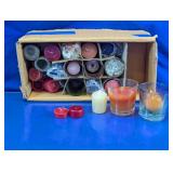 Assorted Pillar Candles & Holders