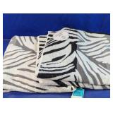 Serendipity Zebra Print Towel Set
