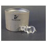 Swarovski Silver Crystal Hippopotamus Figurine