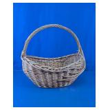 Woven Wicker Handled Basket