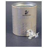 Swarovski Silver Crystal Dachshund Figurine