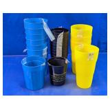 Assorted Plastic Souvenir Tumblers Bulk Lot